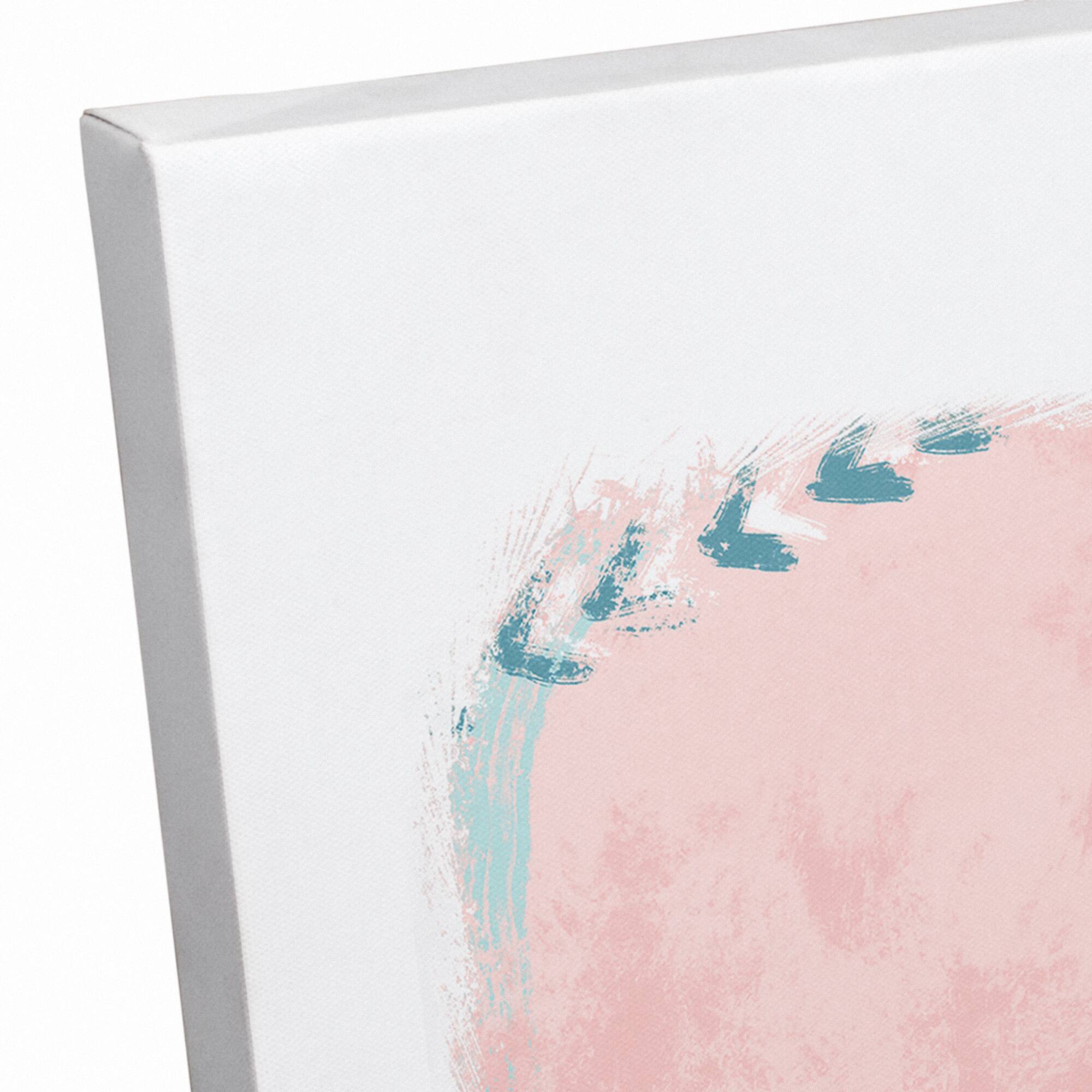 Bright Funky Florals Canvas Wall Art